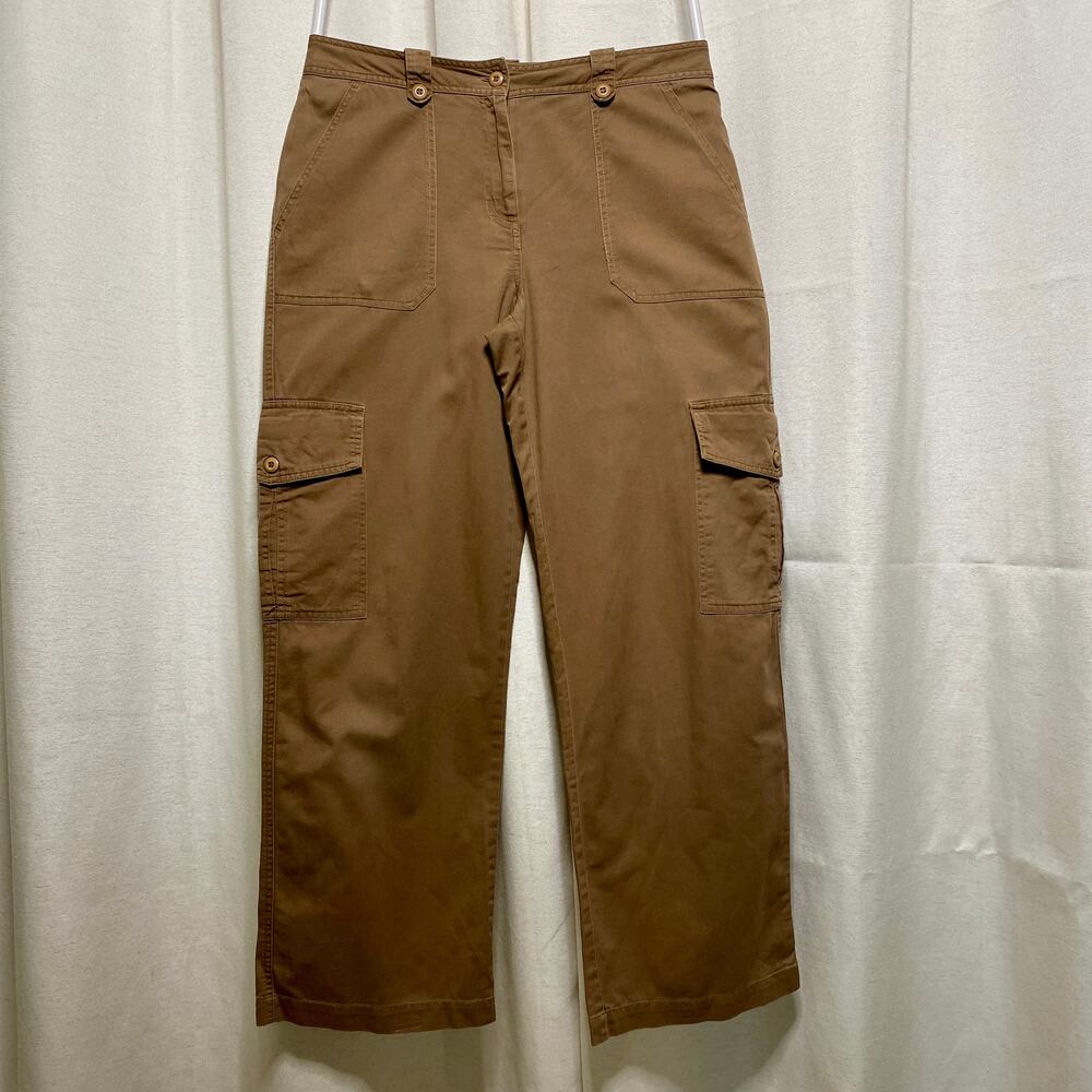BW Sport Cargo Pants Womens 6P Mocha Brown Y2K Barncore Farmcore Indie Utility